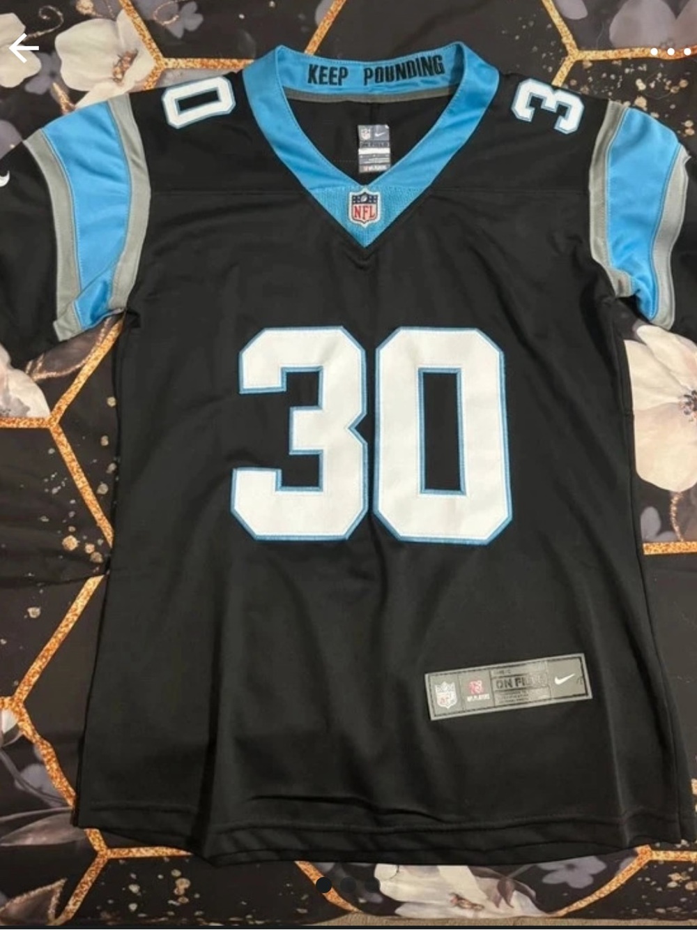 Carolina panthers Chuba Hubbard jersey